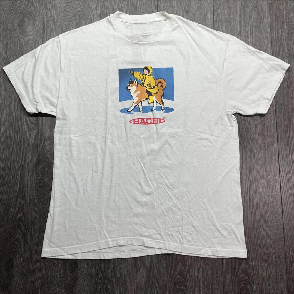 White Hachi Surfing T-Shirt